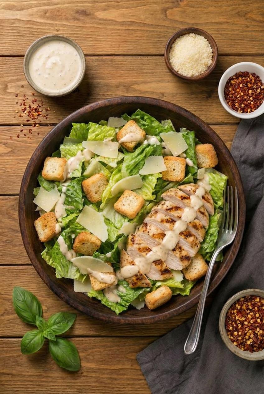 Цезарь с курицей